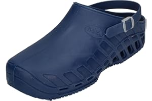 Scholl Clog Evo, Zoccoli Sanitari Medicali Unisex-Adulto, Blu, 45/46 EU