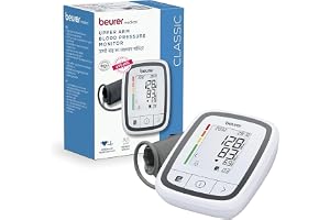 Beurer German Engineering BM 32 Upper arm Digital Accurate blood pressure monitor I Irregular heartbeat detection possible I 