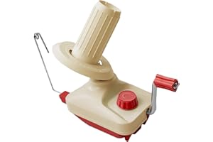 Honhoha Bobineuse,Enrouleur de Fil de Laine portatif Domestique - Essentiels de Tricot à Domicile pour écharpes, Pulls, Jouets au Crochet, Mitaines, Chapeaux, travaux manuels tricotés