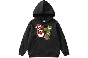 GENERIC Christmas Jumper Kids Christmas 67 Kids Hoodies,Six Seven Christmas Hat Theme Fashion Print Sweatshirt, Comfortable Soft Fabric, Boys Girls Holiday Essential