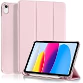 4UBonLife Case for iPad (A16) 11th Generation 2025 11 Inch, iPad 10th Generation 10.9" 2022 with Pencil Holder, Lightweight S