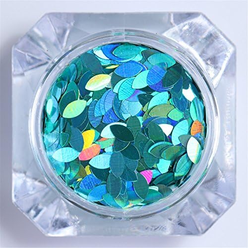 NicoleDiary 2g Flakes Holographic Marquise Glitter Sequins Paillette Nail Art Decoration #4