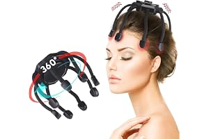 Ultra hårbottenmassager, bärbar huvudmassageapparat för att lindra smärta och ångest, stressavslappning, spänning, avkoppling, djup sömn