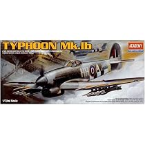 Academy Modellbausatz 1/72 Typhoon Mk.Ib - Plastikmodell Flugzeug Zum Zusammenbauen