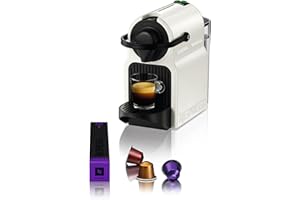 Nespresso Krups Inissia XN1001 - Cafetera monodosis de cápsulas Nespresso, 19 bares, apagado automático, color blanco
