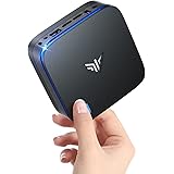 NiPoGi Mini PC 8GB DDR4 + 256GB M.2 SSD, Mini Computer W-11, AK1Plus 12th Intel Alder Lake-Ν95 (fino a 3.4GHz, 4C/4T), Gigabi