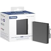 Aqara H1 EU Smart Wall Switch (No Neutral, Single Button) | Requires AQARA HUB, Zigbee 3.0, Remote Control, Compatible with A