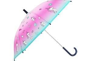 Vadobag Paraguas de unicornio, Unicornio - Mango púrpura, Klein, Clásico