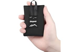 Siegvoll Mini Couverture Pique Nique à Poche 110 x 140 cm Tapis de Plage Portable Ultra Légère Couverture de Plage Lavable en Machine pour Voyage Plage, Parc, Camping, Randonnée (Gris)