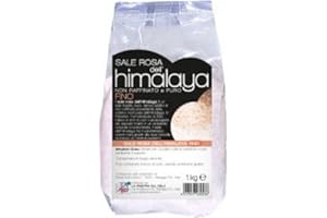La Finestra Sul Cielo Sale Rosa Himalaya Fino - Non Raffinato e Naturale Sale Rosa Himalaya - 1000 g
