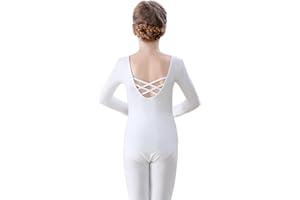FONLAM Body da Danza Balletto per Bambine Ragazze Manica Lunga Body Ginnastica Bambine