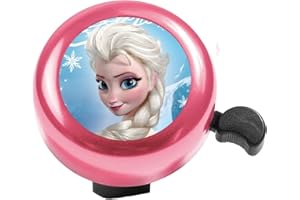 SIDESEA Sonnette Velo Enfant, Accessoire Velo Klaxon Velo Dessin Animé Sonnette Vélo Reine des Neiges Sonnette de Guidon de Vélo avec Son Fort et Clair Garcon Fille pour la Plupart des Vélos