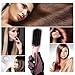 2-in 1 Ionic Hair Straightener Brush MCH Heating Hair Straightening Irons with Free Heat Resistant Glove and Temperature Lock Function (Golen Pink)