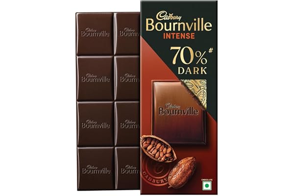 Cadbury Bournville Rich Cocoa 70% Dark Chocolate Bar, 75 Gm