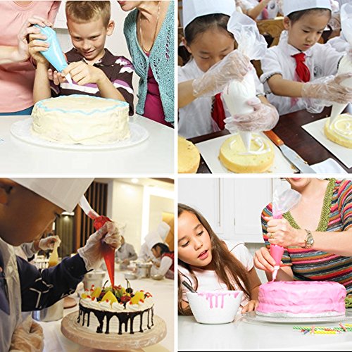 Lictin 120 Einweg Spritzbeutel Spritzbeutel Set Spritztüten für Spritztüllen (33cm) - 6