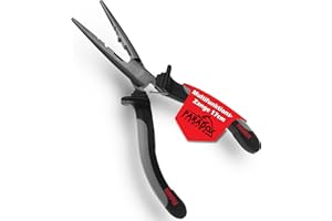 Paradox Fishing Szczypce wędkarskie 17 cm narzędzie do usuwania haków wędkarskich szczypce do łowienia ryb szczypce zaciskowe akcesoria wędkarskie pstrąga - odporne na korozję