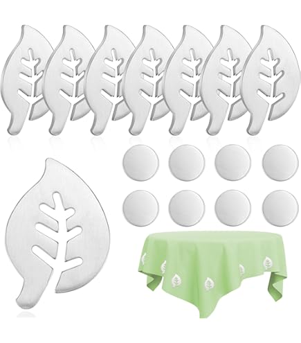 8 Stück Tischdeckenbeschwerer Edelstahl - Magnetisch Für Draußen