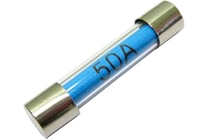 All Trade Direct 50 Amp Glass Fuse 30Mm Auto Car Classic Tractor Qty 10