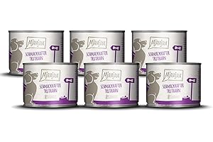 MjAMjAM - Mokra karma Premium dla psów - Smakowity indyk z dodatkiem pysznej marchewki, 6-pak (6 x 200g), bezzbożowa z dodatkowym mięsem