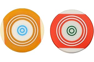 StonKraft Carrom Board Striker Standard Size with Case (Pack of 2) - No Choice of Color/Design - Assorted Colors