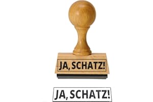 trendaffe Der Ja, Schatz! Holzstempel