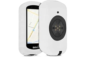 kwmobile Custodia Compatibile con Garmin Edge 530 Cover Navigatore Bici - Custodia Protettiva Ciclocomputer GPS - Silicone Bianco