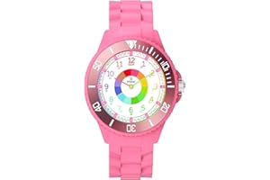 Weayege Orologio per Bambino Bambini,Orologio per bambini,Orologio da polso per bambinia,Educativo Orologio Bambina,Orologio Didattico Regalo Bambino,Orologio per bambini da 5 a 18 anni