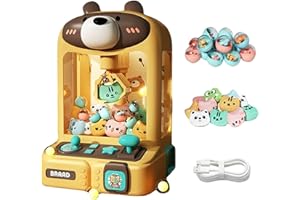 Colcolo Claw Game Machine Mini distributori Automatici Giocattolo per Interni Arcade Claw Game Electronic Small Toys Doll Machine per Bambini Ragazze Bambini, Orso 20 Bambole