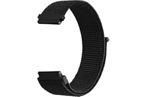Mugust Pasek do zegarka Garmin Venu 2 / Garmin Venu 3, 22 mm, nylonowy pasek zamienny z bransoletką Garmin Vivoactive 4 / Forerunner 255 / Forerunner 265
