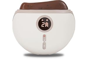 VRAIKO Lux Strumenti Gua Sha per il Viso, Massaggiatore Con Calore & Vibrazione, Anti-Invecchiamento, Lifting, Riduzione di Rughe e Gonfiori (Lux)