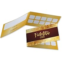 Tessere Fedeltà Per Gelateria - Con Bollini Adesivi Colorati, Confezione Da 50 Pezzi - Foto 3