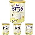 SMA First Infant Baby Milk Powder Formula, from birth, 800 g (Pack of 4)