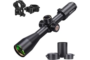 WestHunter Optics HD 4-16x44 FFP Riflescope, 30 mm Tube First Focal Plane Wide Field of View 1/10 MIL Shooting Hunting Scope