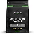Protein Works - Vegan Complete 360 Meal Shake, 100% Vegan Meal Replacement Powder, Complete Meal, Plant Based Meal Shake, 10 Meals, Banana Smooth, 1kg