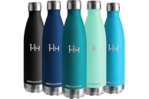 MOTSWEDI Borraccia Termica, 750 ml Senza BPA, Borraccia, 18/8 Acciaio Inossidabile, borraccia bambini, Isolamento Sottovuoto a Doppia Parete, Bottiglia Termica per Cucina, Campeggio, Palestra - Muschio verde