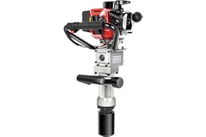 Donened - 2-Stroke Petrol Post Driver, 32.7cc Gas Powered Post Driver, Handheld Fence Knocker Pile Driver, Fencing Pile Pounder, for Farm Garden Bush