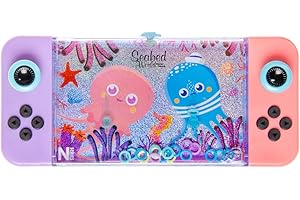 DUCKIEZ Games Console Retro Water Game. 2 button design. Re-live your youth with these fun and sometimes frustrating water game. Perfect party bag filler! (Ocean, 1, Count)