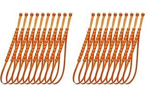 Warmhm 20 Stück Auto-Schneeketten Kunststoffkette Autozubehör Reifenbinder Lkw-Kabelbinder Reißverschluss-Kabelbinder Schneeketten Für Autoreifen Kabel Für Schnee Reifenketten