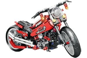 CIJINAY Technic, set di mattoncini da costruzione per Harley-Davidson, 470 mattoncini da costruzione per moto, MOC, supermoto, giocattolo regalo per bambini e adulti