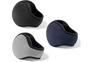 EUIEUT 3 Stück Ohrenwärmer Herren und Damen Winter Ohrenschützer Earmuffs Ear Warmers Ohrwärmer Erwachsene Ohren Wärmer Ohrenschutz Ohrenwärmer Outdoor Winterzubehör für Bergsteigen Wandern joggen