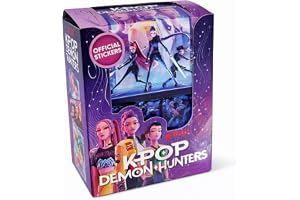 K-Pop Demon Hunters Display Box 40 Sachets Figurer - Låda med Samlarkort, Officiella Figurer för K-Pop Demon Hunters Album