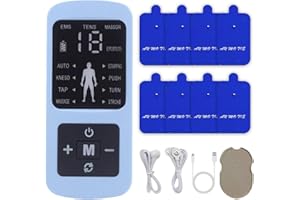 AOUZOVLI Period Pain Simulator，Gerät Schmerztherapie, Wehen Simulator, Perioden Simulator, 8 Modi Kommt mit 8 Patches Wehensimulator für Männer Geeignet für Muskeltraining, Schmerzlinderung, Muskelaufbau