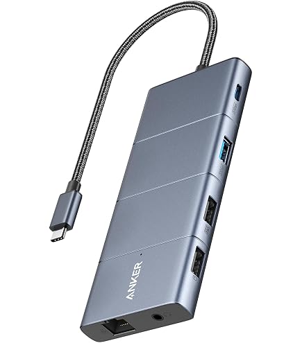 Anker 575 USB-C Hub (12-in-1, Dual HDMI, DP), Triple Display