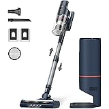 Ultenic FS1 Aspirapolvere Senza Fili, 30000Pa, 450W, Autonomia 60 Min, Svuotamento Automatico, Scopa Elettrica, 660 ml, Filtr