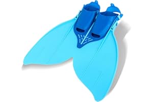 Wakects Aletas de Natación de Una Pieza,Sirena Aletas, Aletas de Entrenamiento de Natación Cola de Sirena