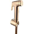 Hindware Italian Collection F160152RGD Health Faucet for Bathroom| Made of ABS| Comes with 1.20-meter Long SS Hose Pipe & Wall Hook| Bathroom Jet Spray| Color - Rose Gold| 1-Year Manufacturer Warranty
