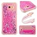 Produktbild Samsung A720 / A7 2017 Hülle, Samsung A720 / A7 2017 Handyhüle, Alfort TPU Schutzhülle Fließendes Glitzern und Spiegel Hand Hülle für Samsung A720 / A7 2017 () Handytasche Case Cover (Rosa)