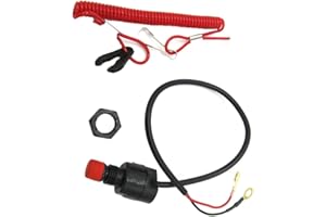 RONGWEIWANG Universal Bateau Moteur Hors-Bord Moteur Kills Interrupteur d'arrêt et de sécurité Longe Longe