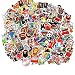 Produktbild WayOuter Aufkleber Pack 100 Stücks Wasserdicht Vinyl Stickers Graffiti Decals Stickerbomb für Auto Motorräder Fahrrad Skateboard Snowboard Gepäck Laptop MacBook Computer