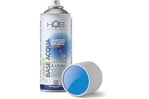 HQS HIGH QUALITY SPRAY HQS Bomboletta di Vernice Spray 400ml Base Acqua Colori Ral (Ral 5015 Blu Cielo)